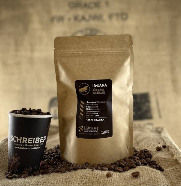 Goûtez notre café de spécialité Iguana de la République dominicaine torréfié en Alsace à Munster