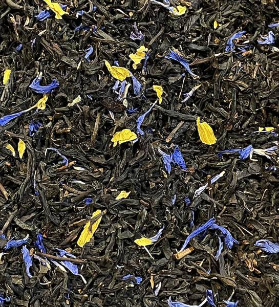 Apprécier le thé noir Jardin bleu suggéré par la Maison Schreiber située proche de Mulhouse, en Alsace